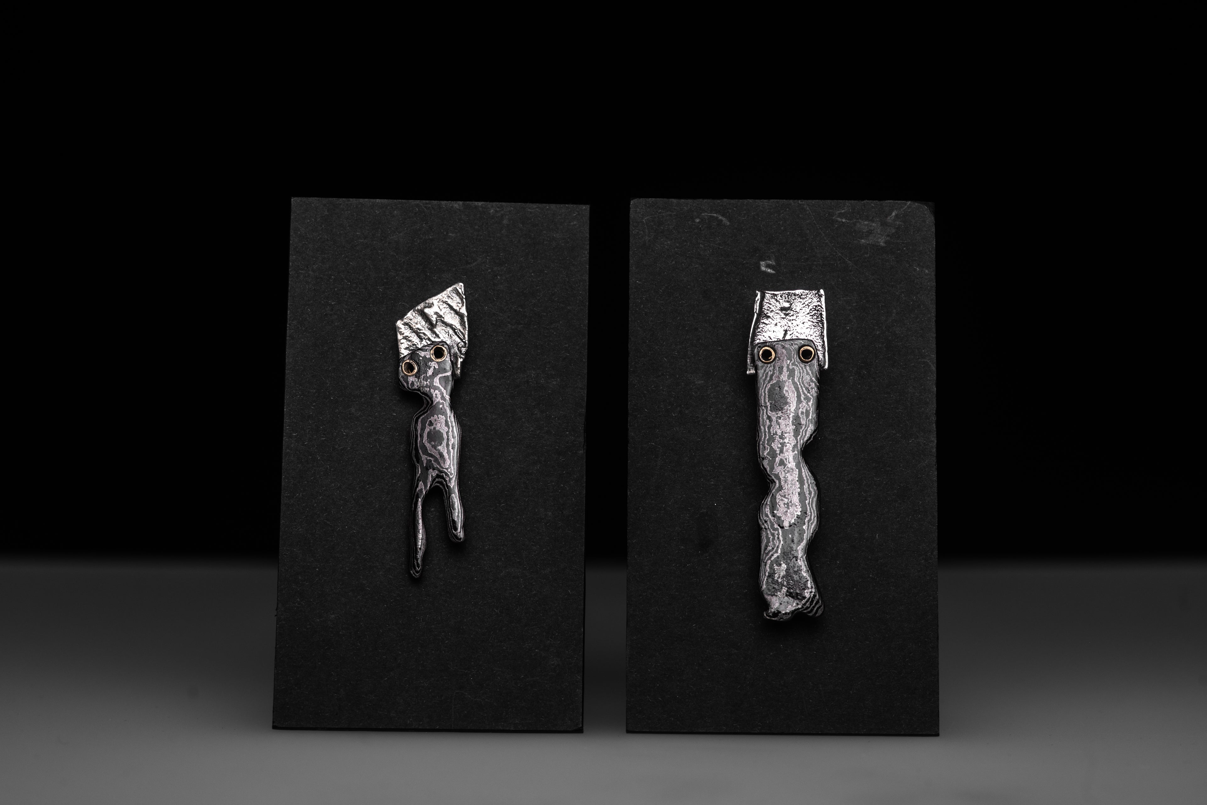 Asymmetrical Archeologist Earrings