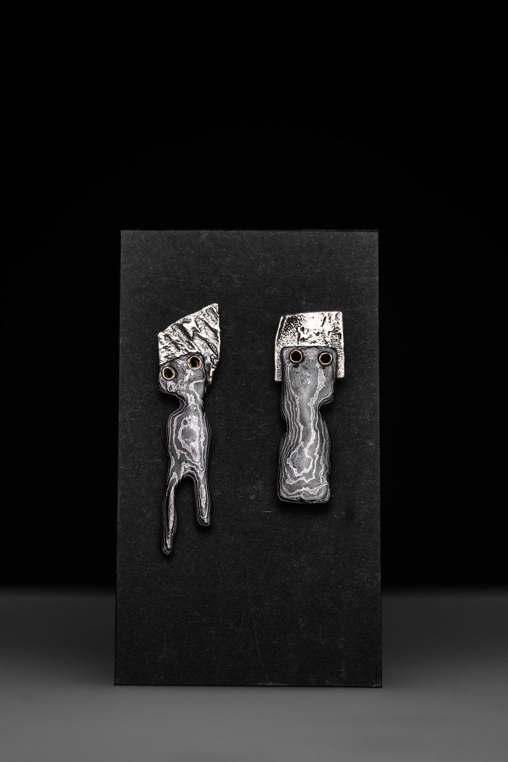 Asymmetrical Archeologist Earrings