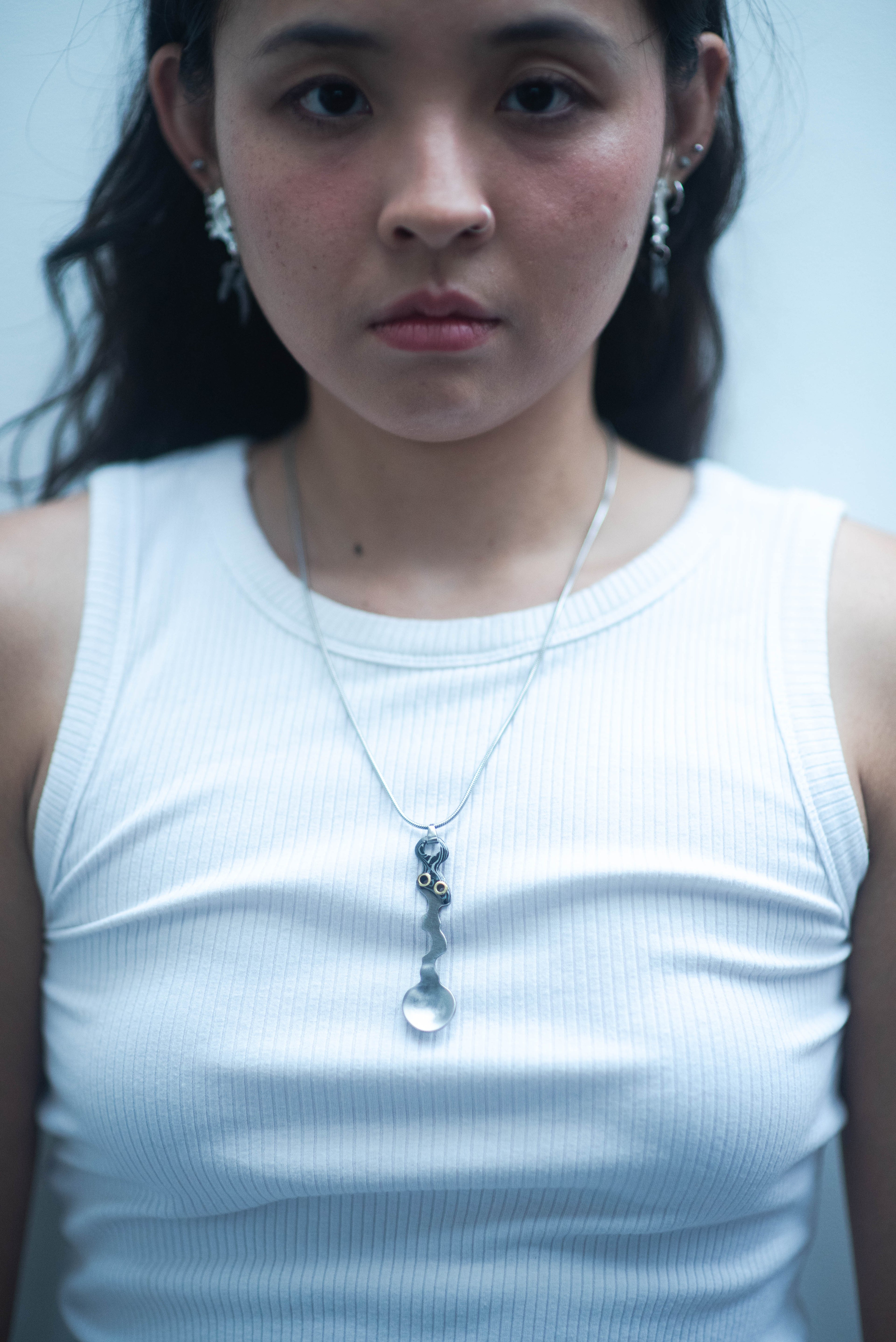 Wiggle Spoon Pamor Necklace