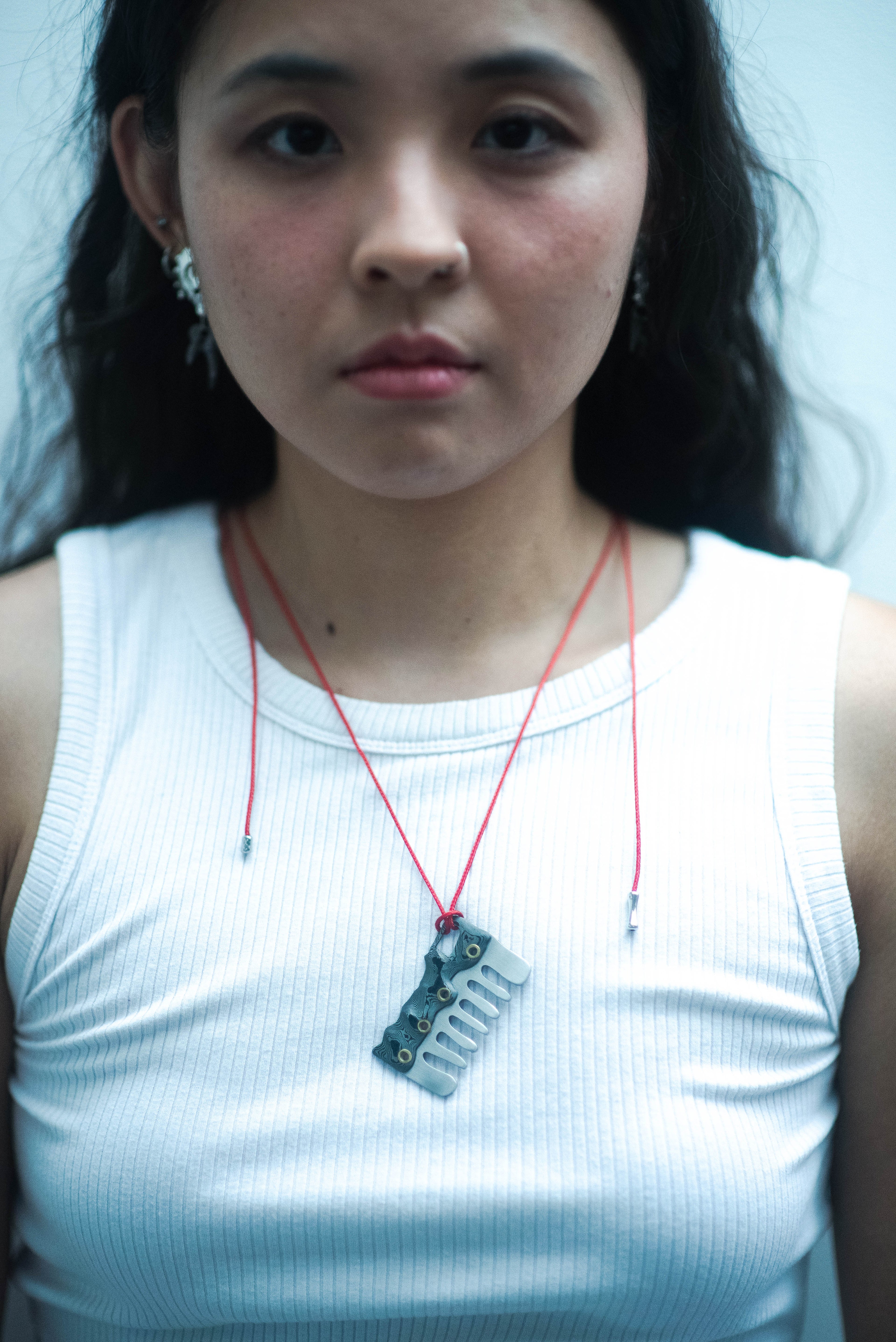 My Red Comb Pamor Necklace