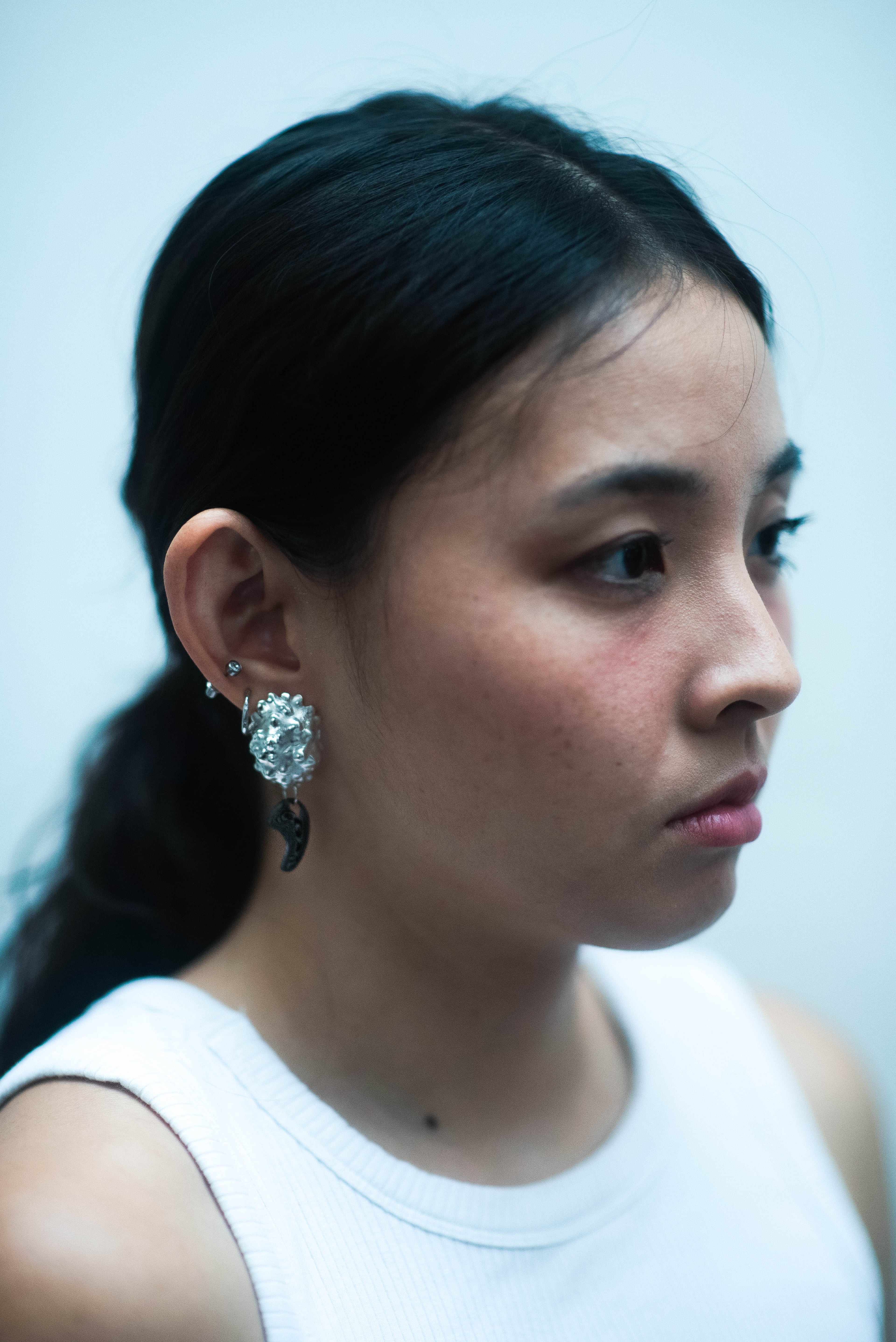 Spiky Durian Stud Earrings (a pair)