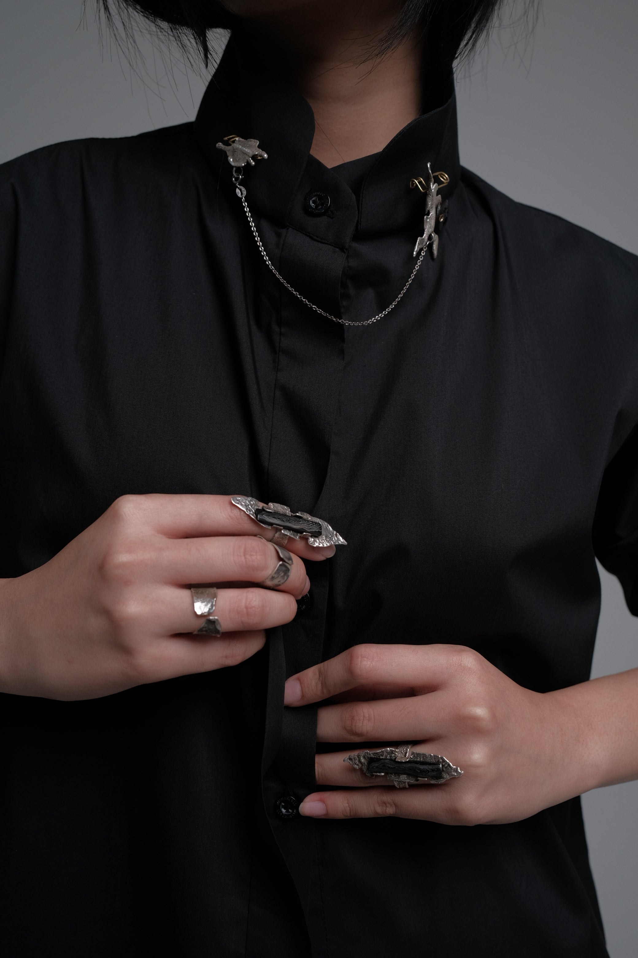 ARCHEOLOGIST |  Relic Shield Statement Ring (adjustable)